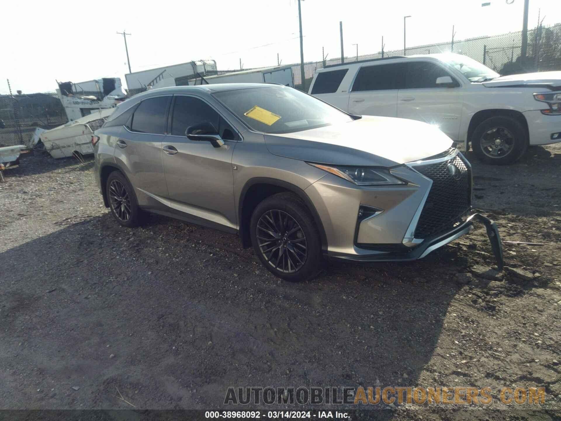 2T2BZMCA4HC088087 LEXUS RX 350 2017