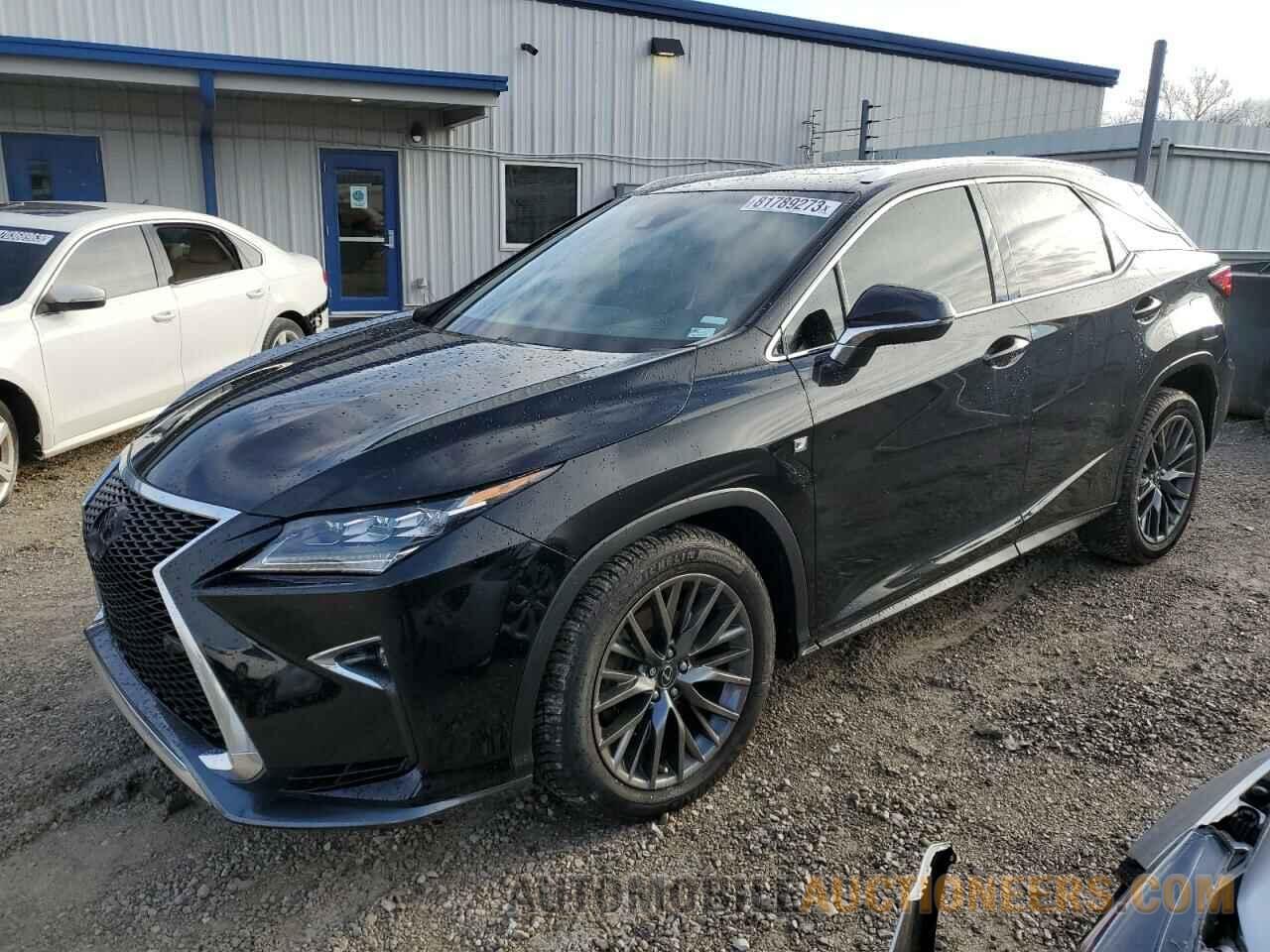 2T2BZMCA4HC101839 LEXUS RX350 2017