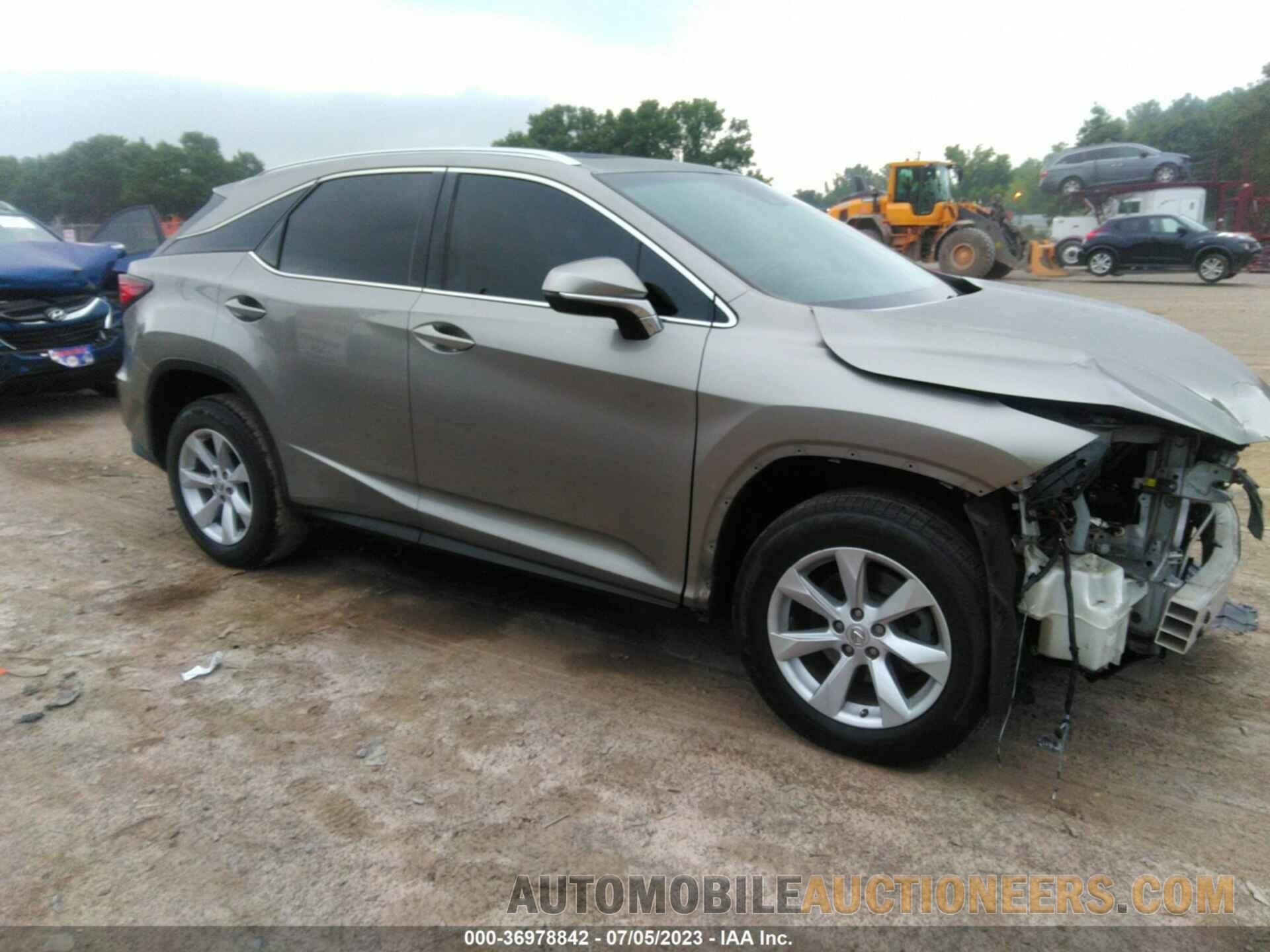 2T2BZMCA4HC119256 LEXUS RX 2017