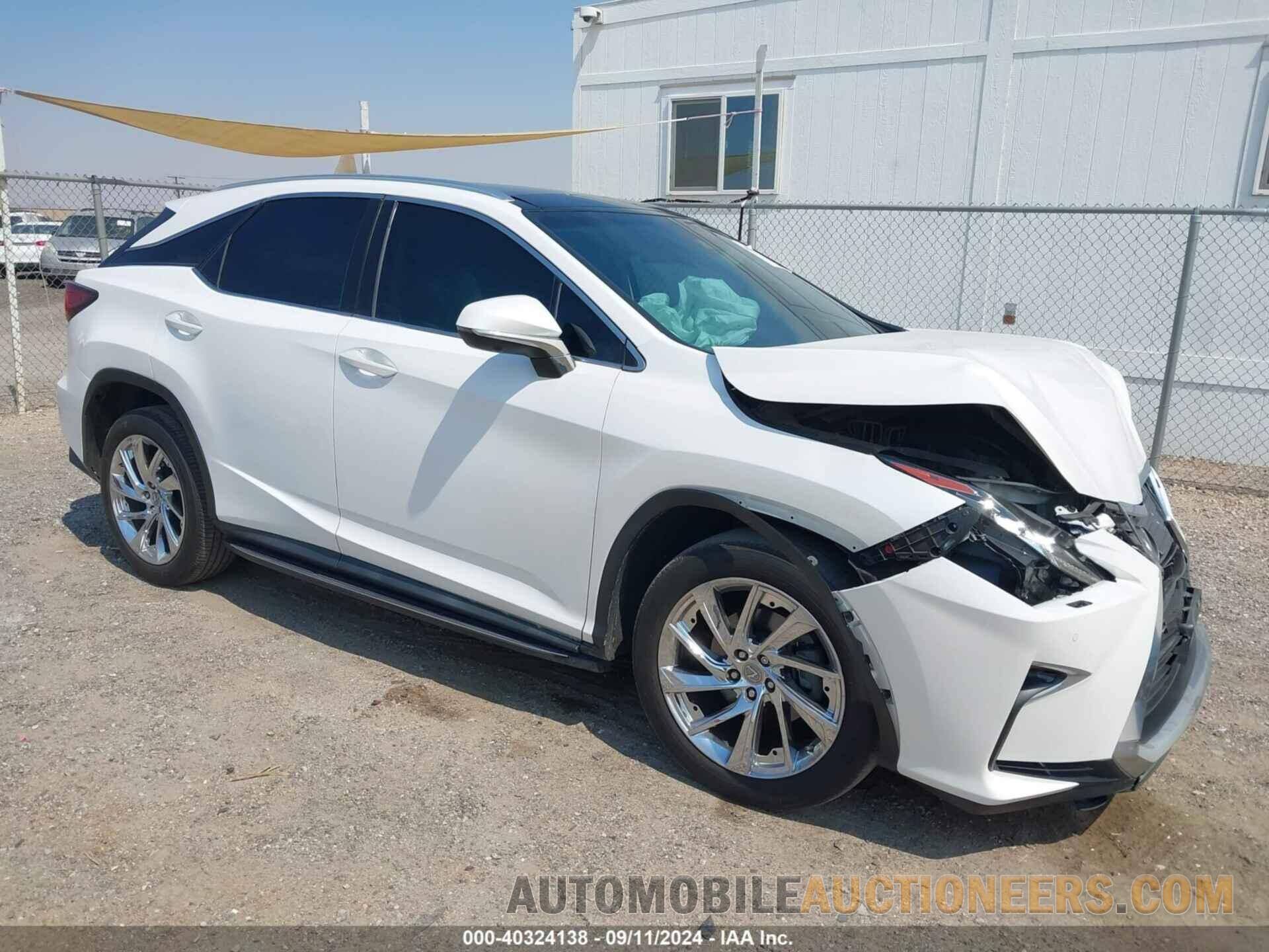 2T2BZMCA4HC124120 LEXUS RX 350 2017