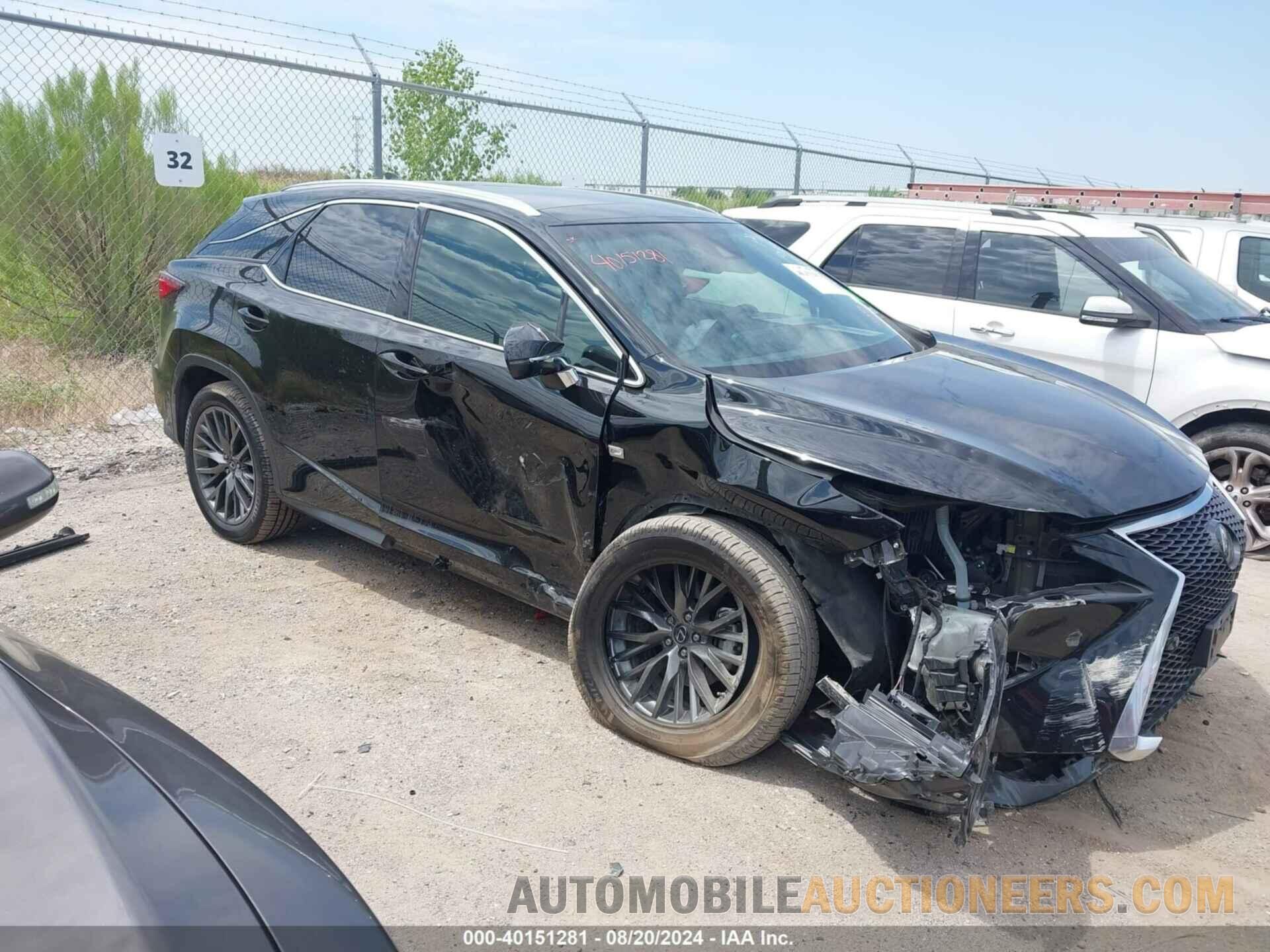 2T2BZMCA4KC191341 LEXUS RX 2019