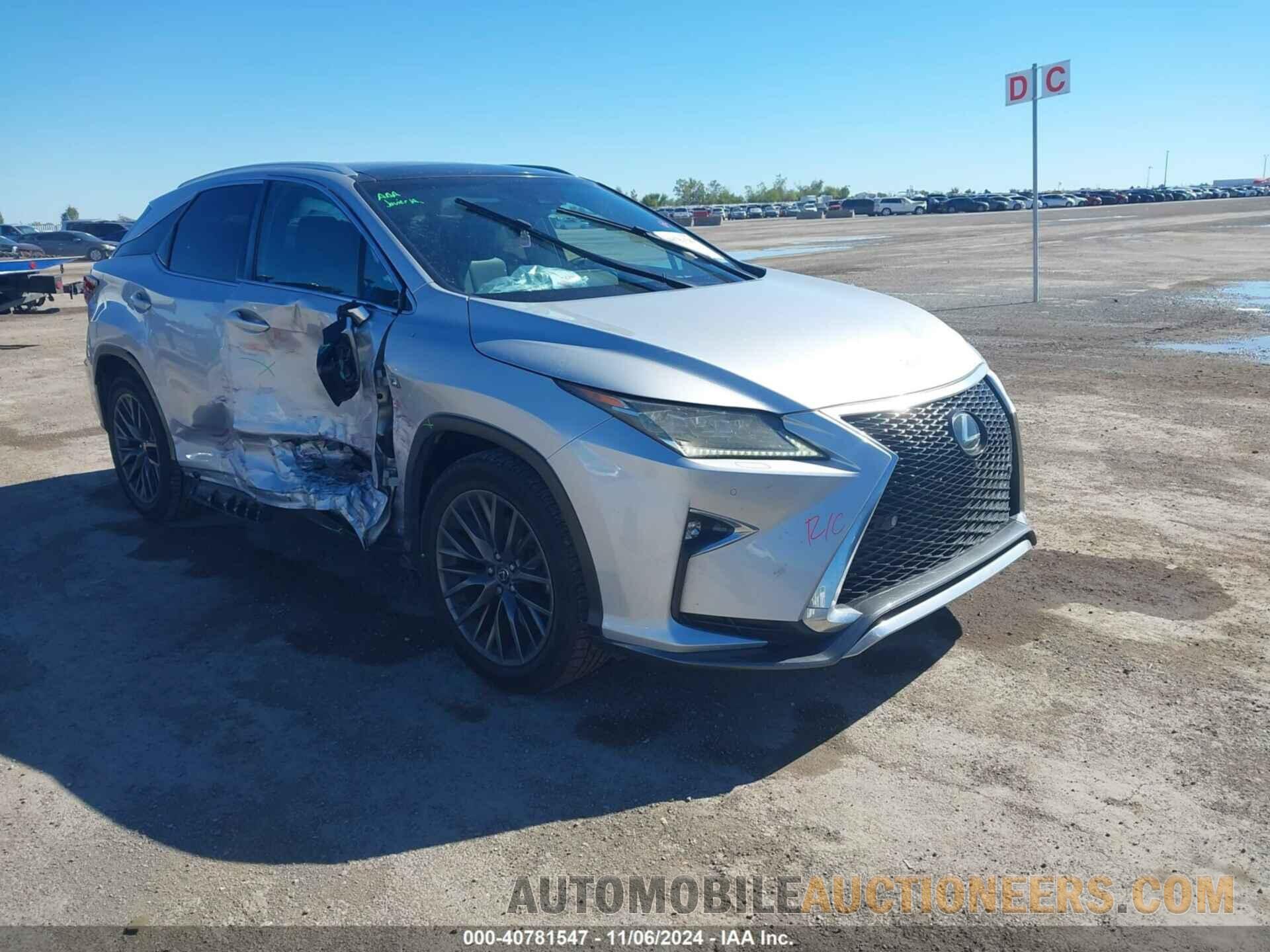 2T2BZMCA5GC050852 LEXUS RX 2016