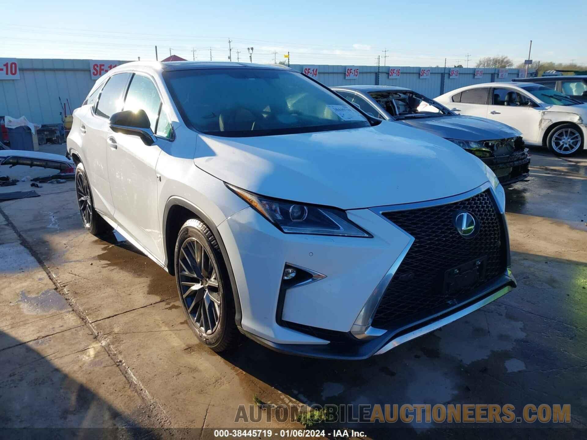 2T2BZMCA6GC016662 LEXUS RX 350 2016