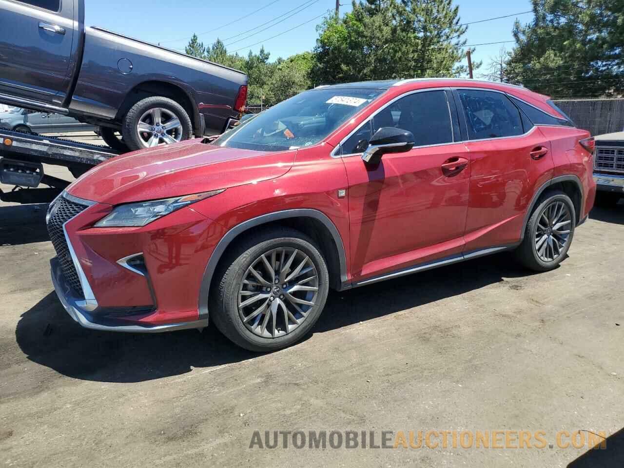 2T2BZMCA6GC019125 LEXUS RX350 2016