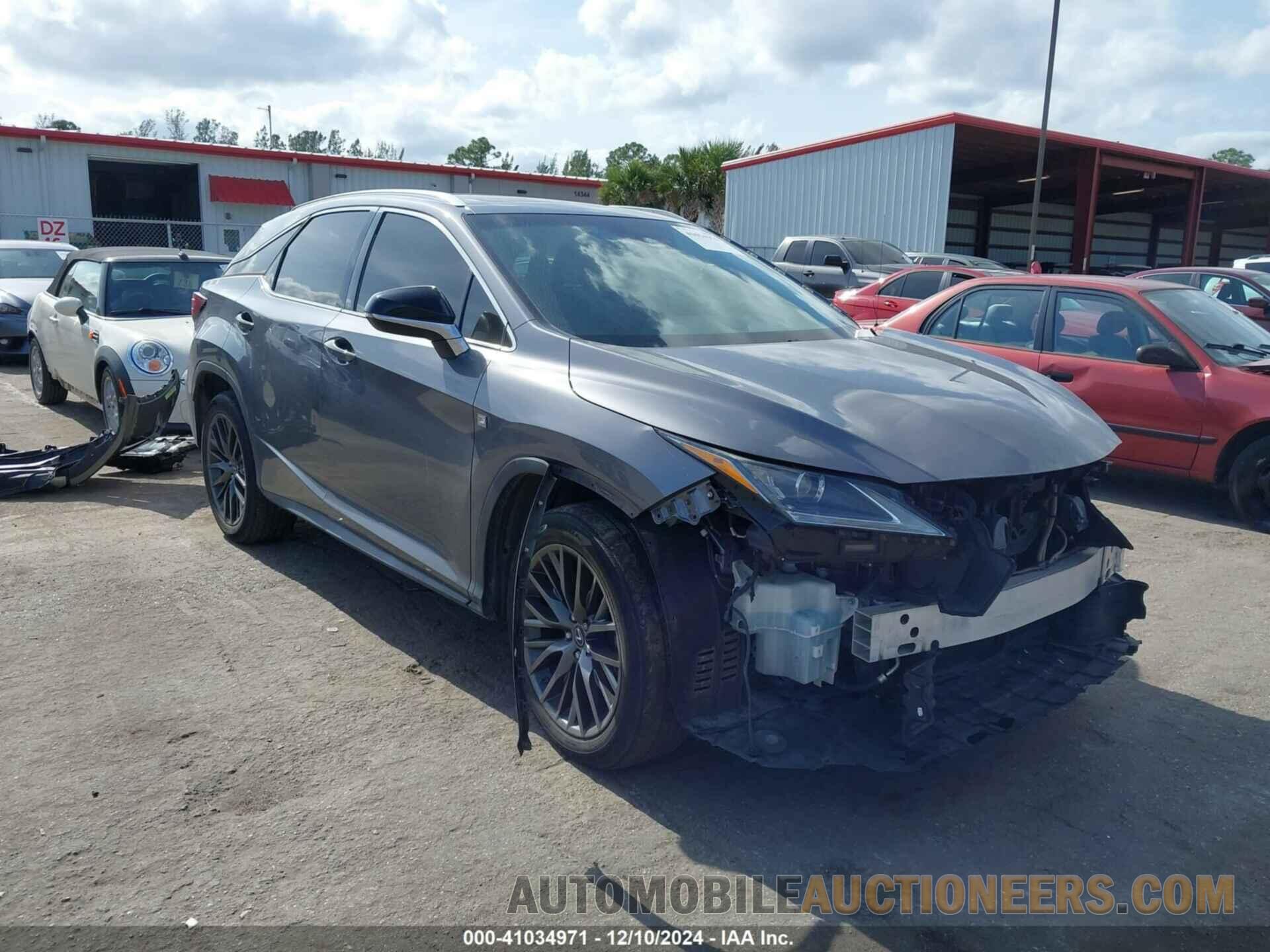 2T2BZMCA6GC049290 LEXUS RX 350 2016