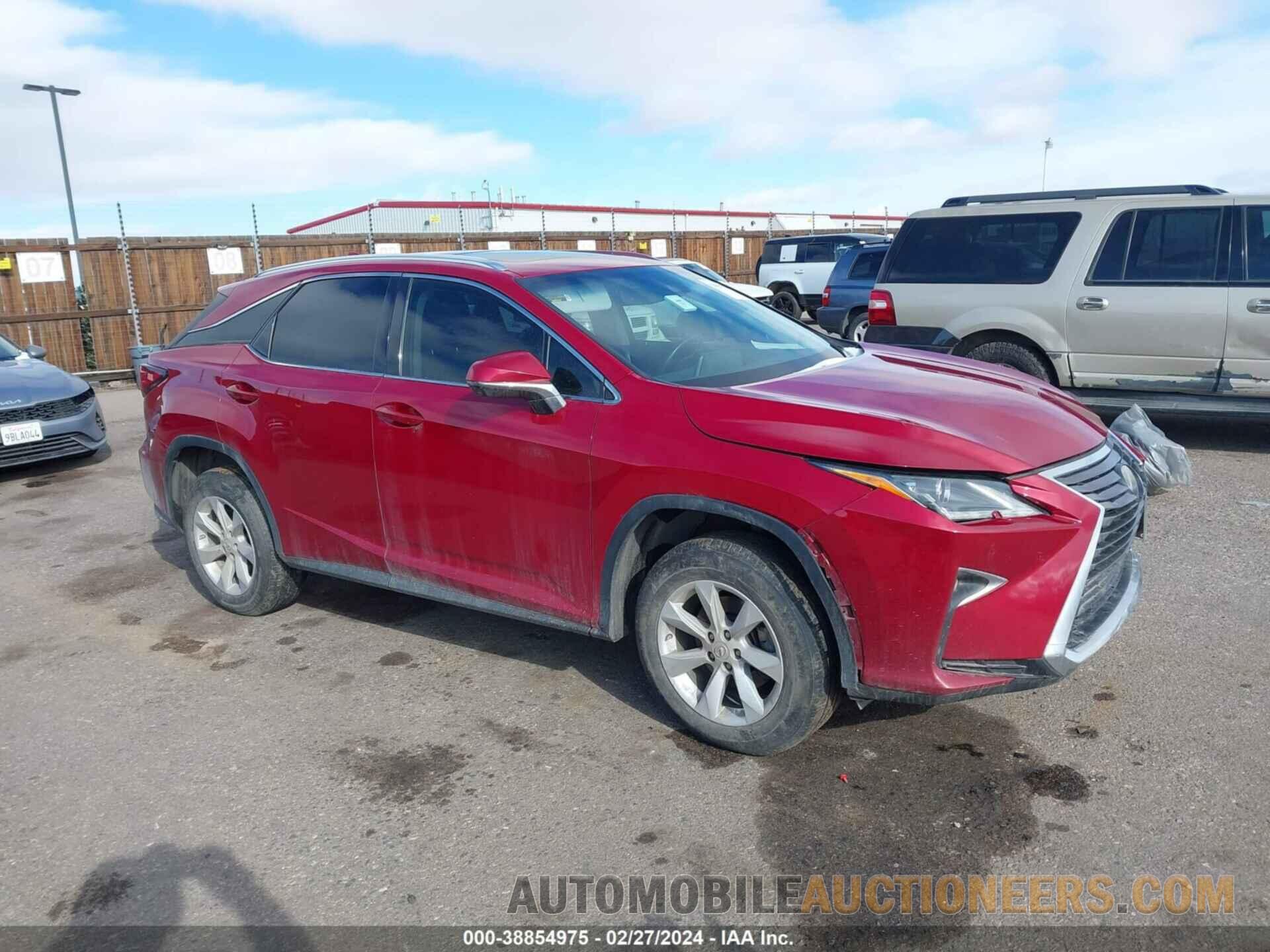 2T2BZMCA6HC102362 LEXUS RX 350 2017