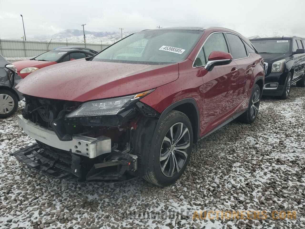 2T2BZMCA7GC009607 LEXUS RX350 2016