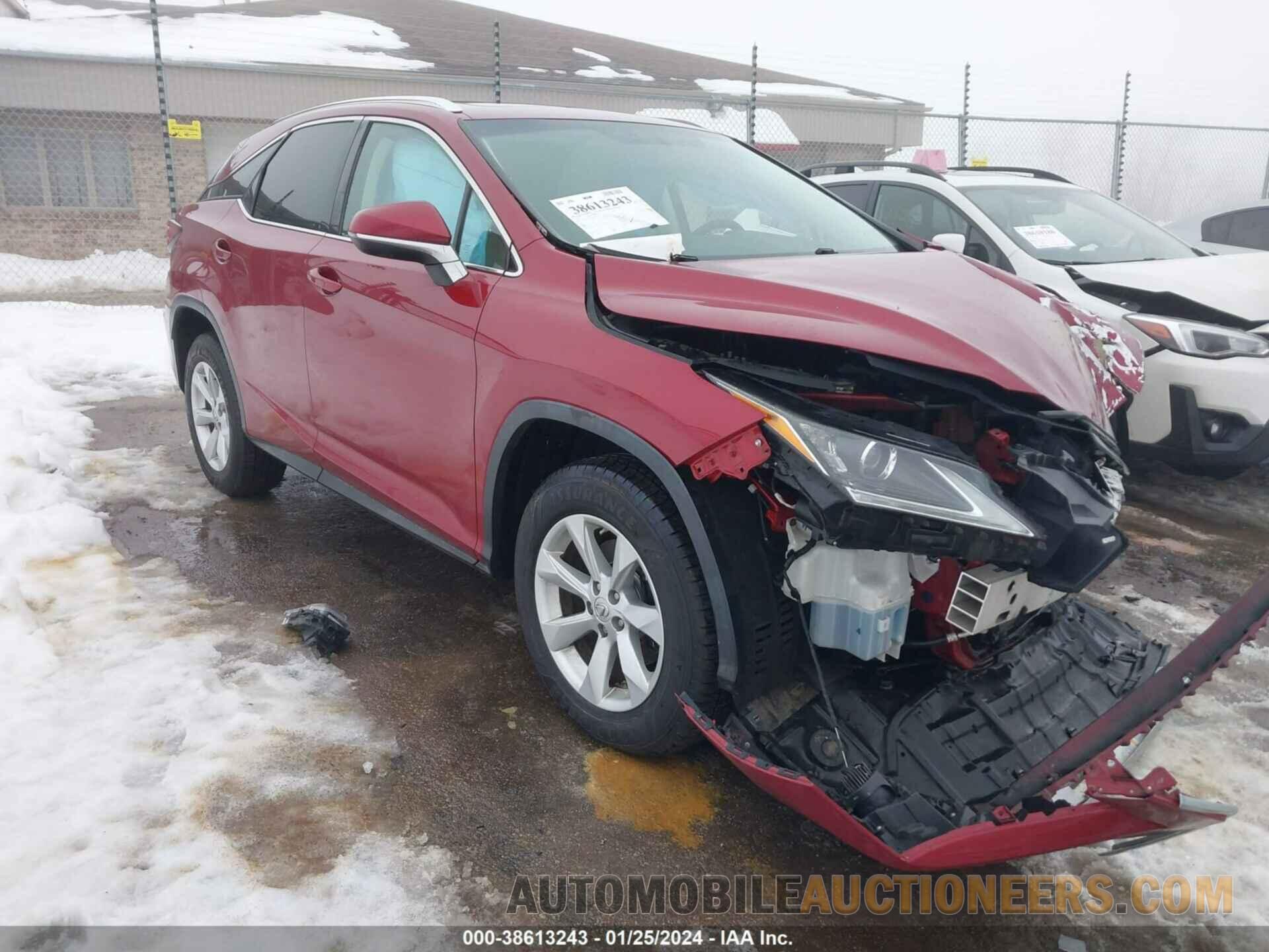 2T2BZMCA7GC009722 LEXUS RX 350 2016