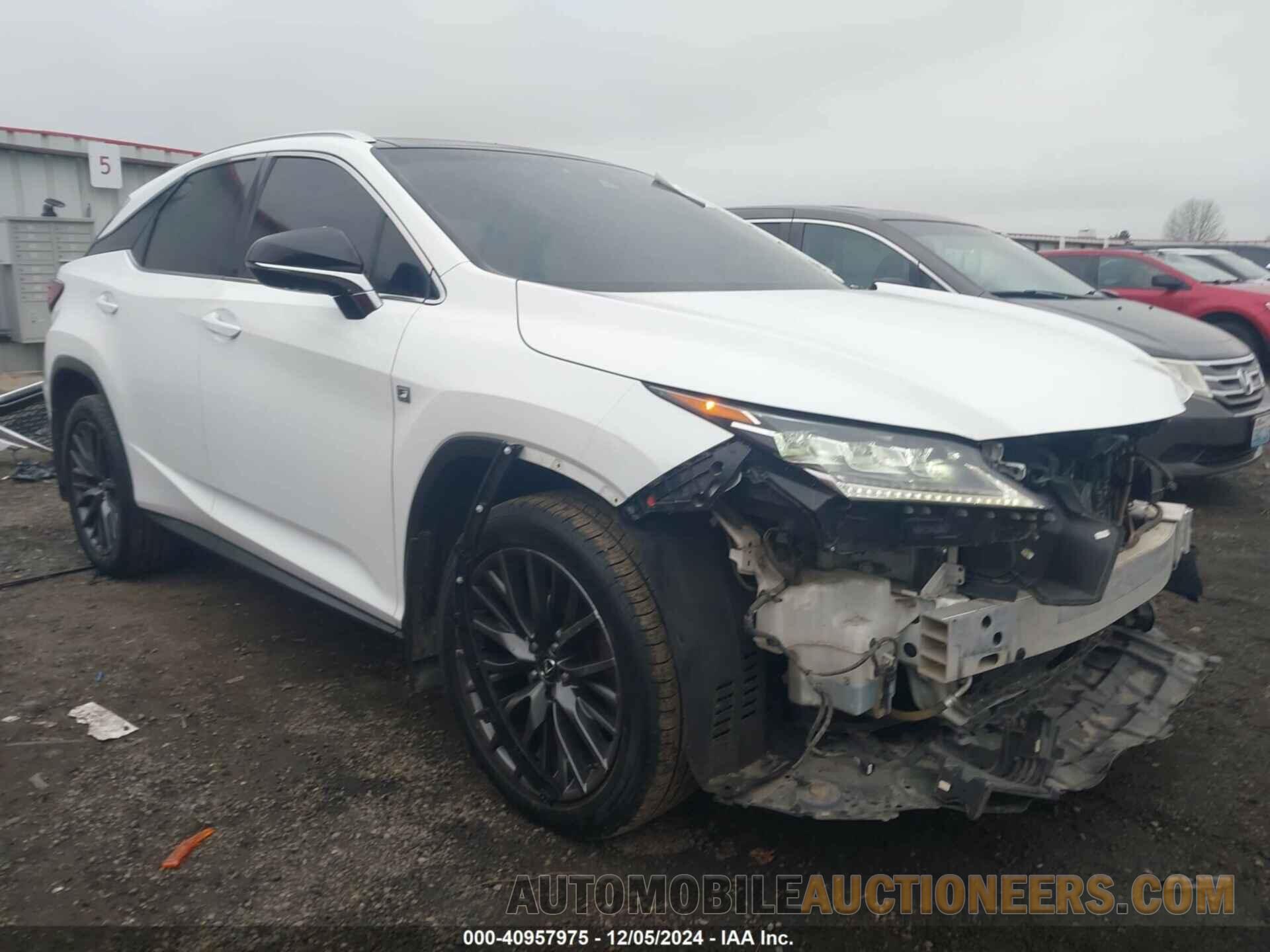 2T2BZMCA7GC010613 LEXUS RX 350 2016