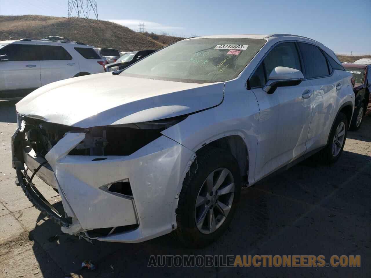 2T2BZMCA7GC025287 LEXUS RX350 2016