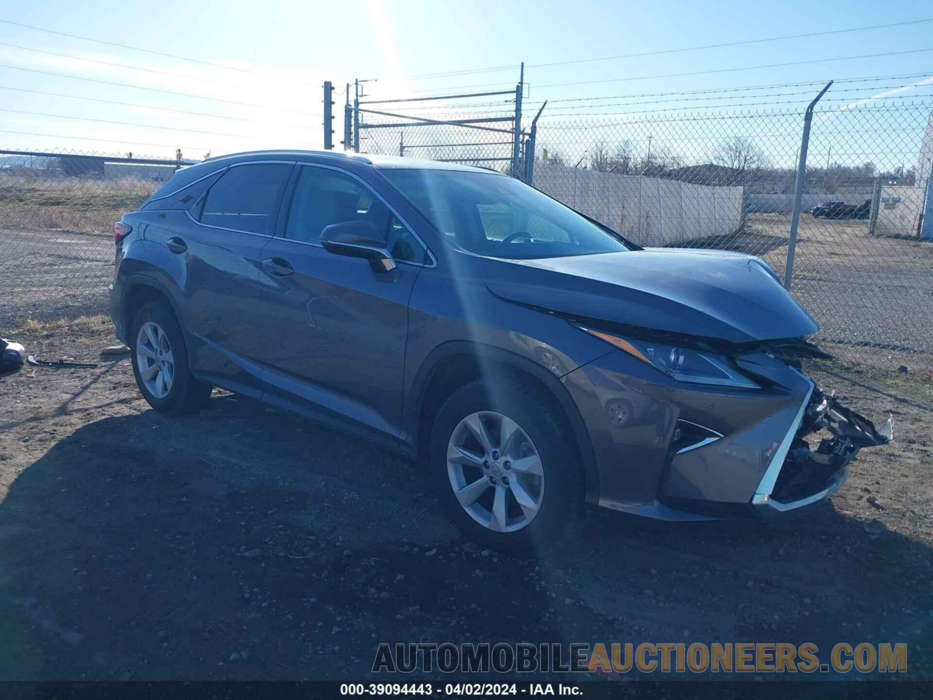 2T2BZMCA7GC047502 LEXUS RX 2016