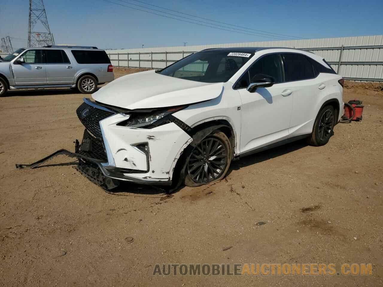 2T2BZMCA7HC078525 LEXUS RX350 2017