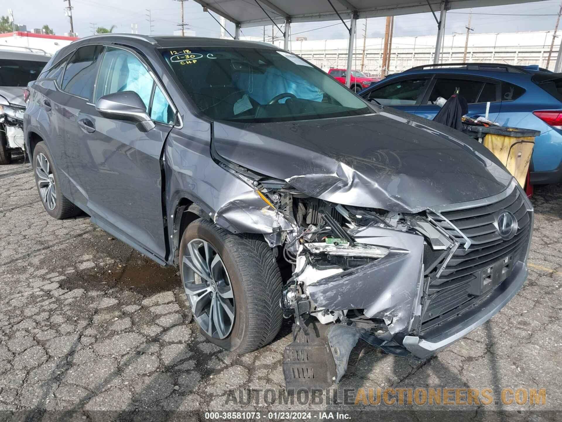 2T2BZMCA7HC102077 LEXUS RX 350 2017