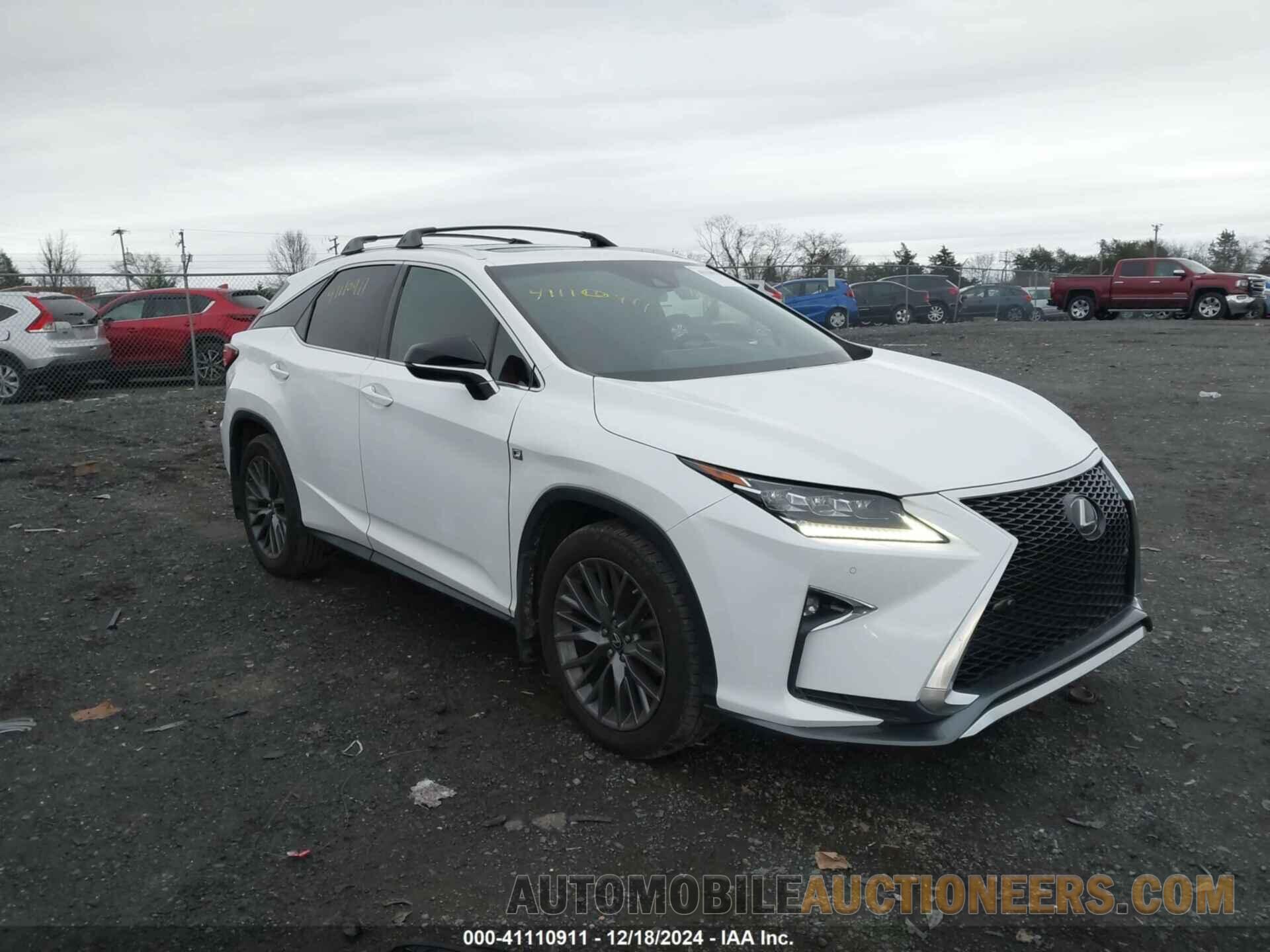 2T2BZMCA7JC165184 LEXUS RX 350 2018