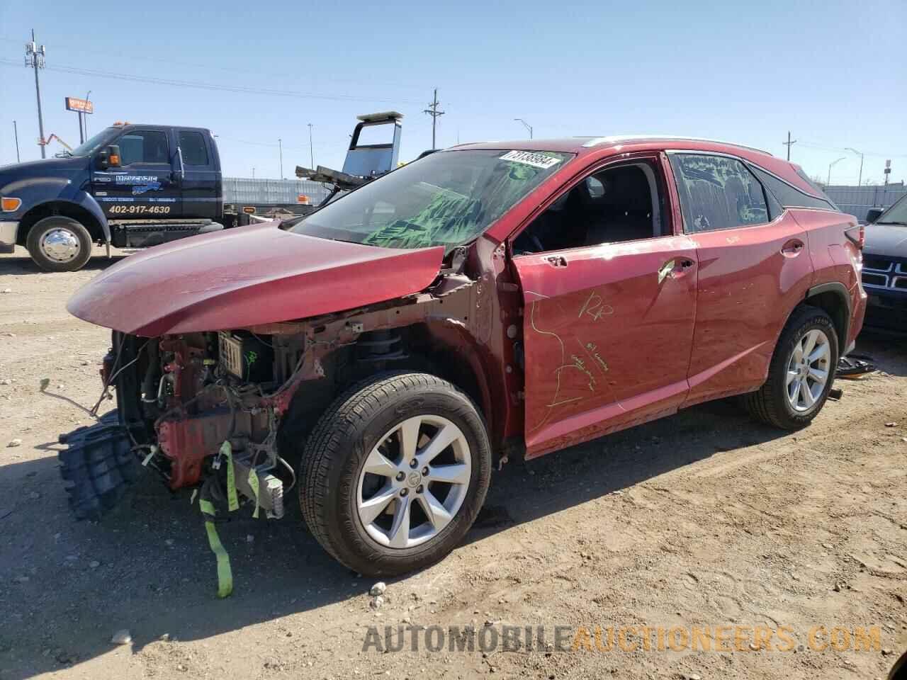 2T2BZMCA8GC007851 LEXUS RX350 2016