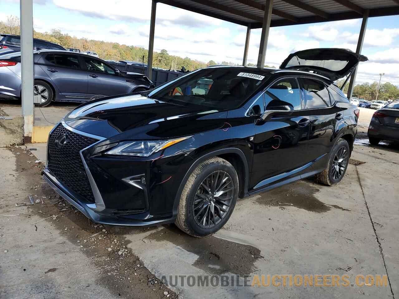 2T2BZMCA8GC014458 LEXUS RX350 2016