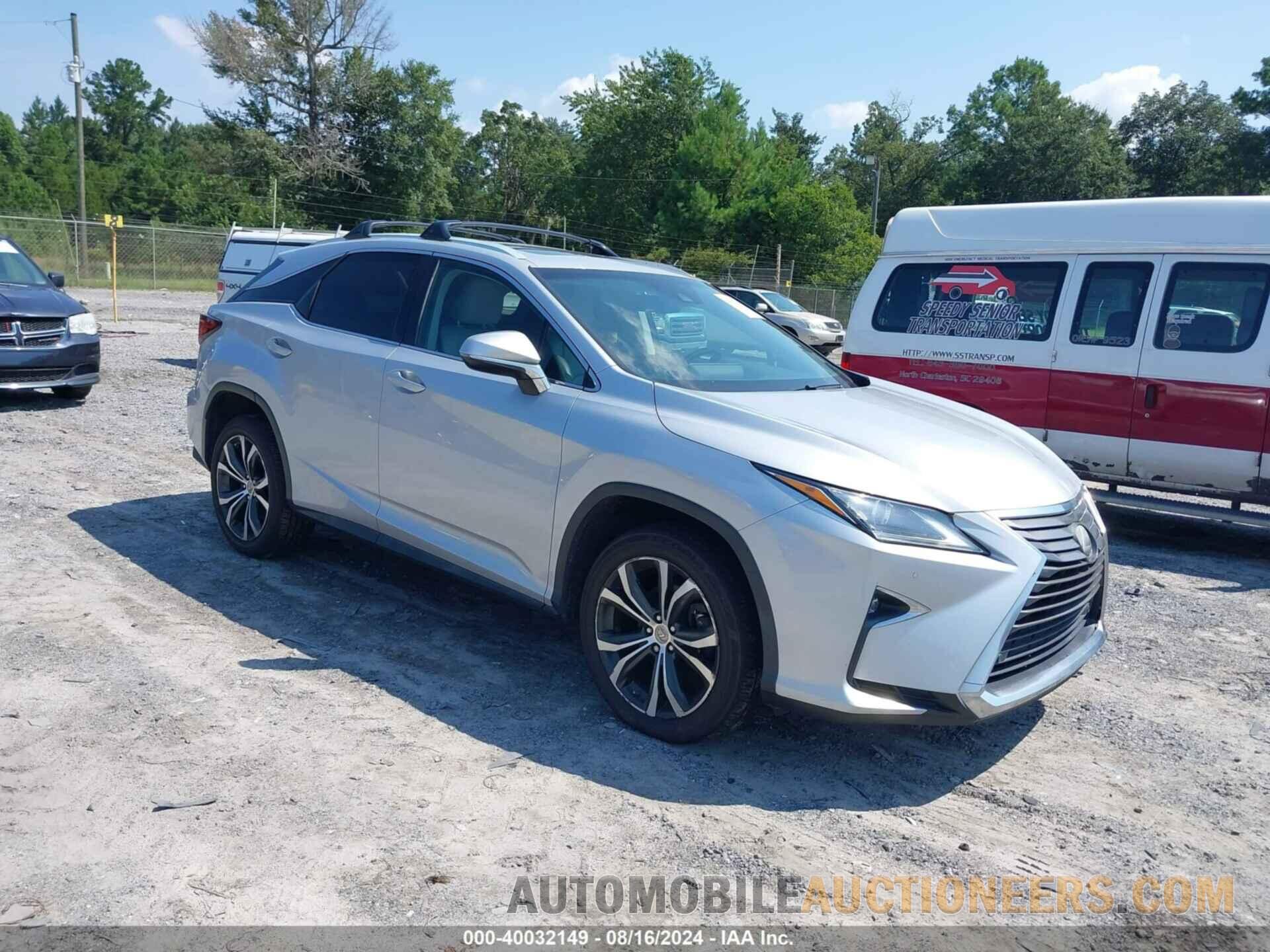 2T2BZMCA8HC076606 LEXUS RX 2017