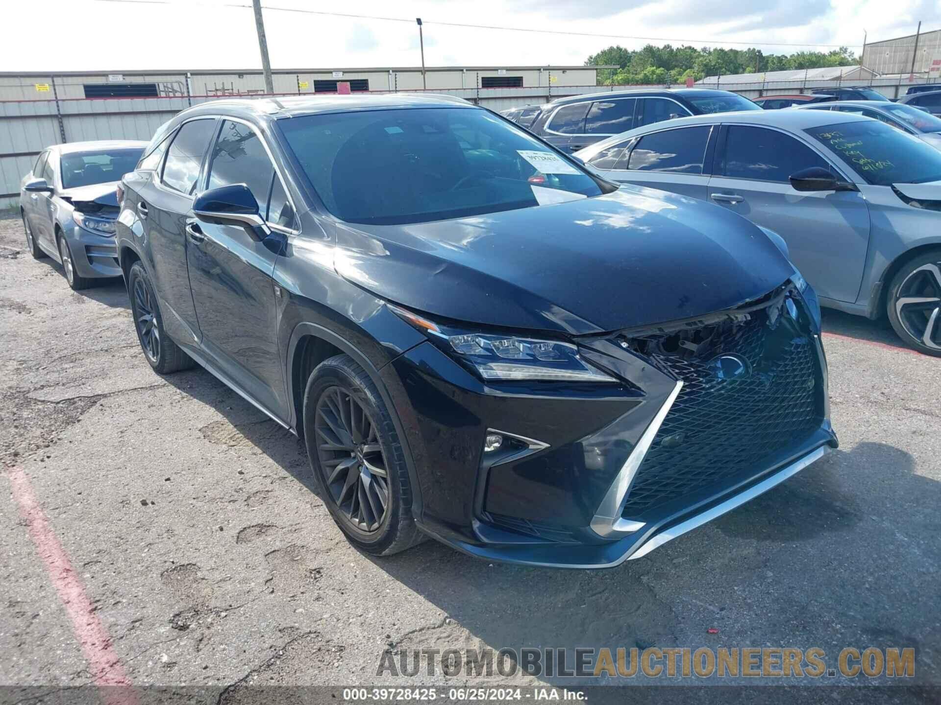 2T2BZMCA8HC092417 LEXUS RX 2017