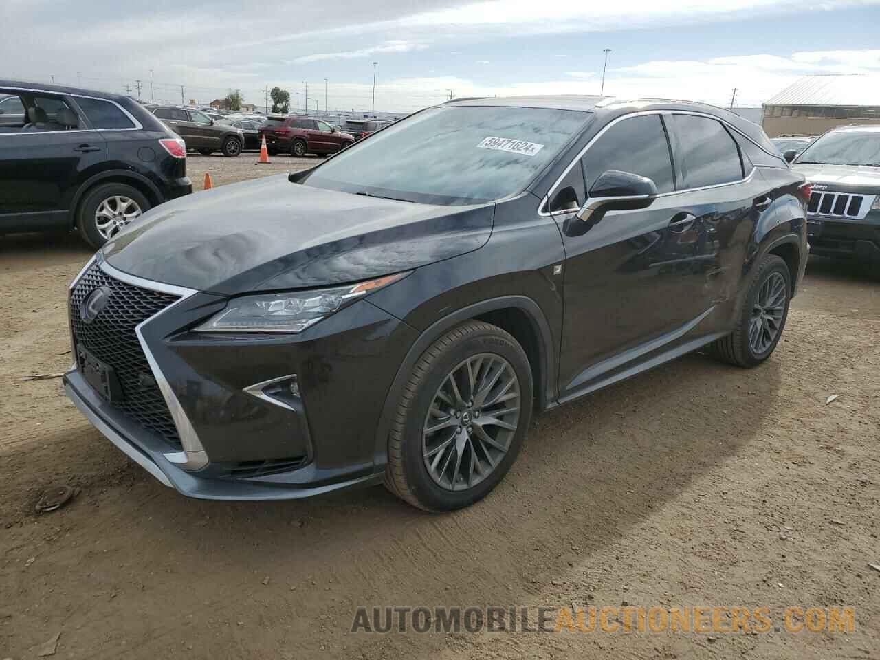 2T2BZMCA8HC114884 LEXUS RX350 2017