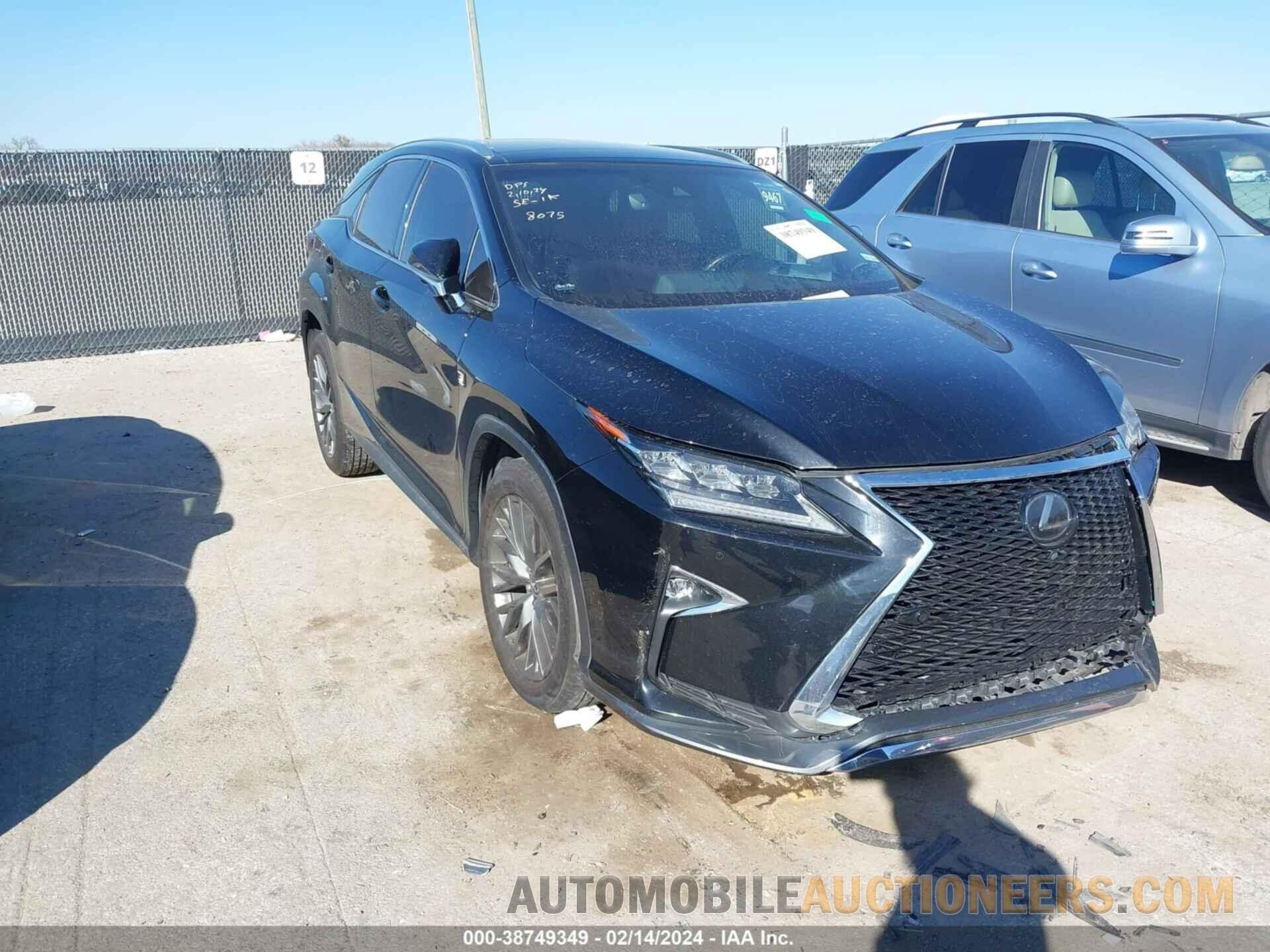 2T2BZMCA8KC208075 LEXUS RX 350 2019