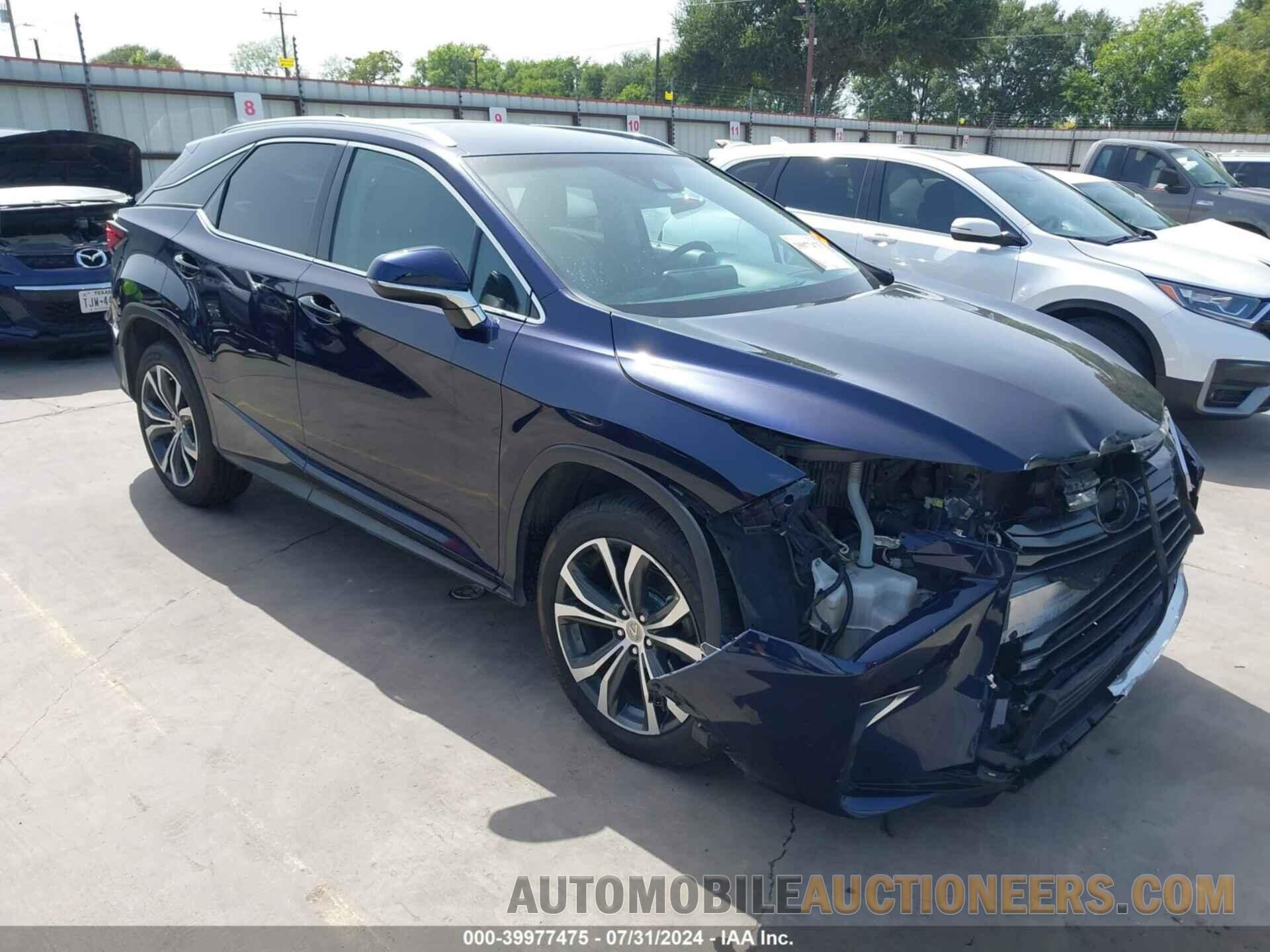 2T2BZMCA9GC030202 LEXUS RX 350 2016