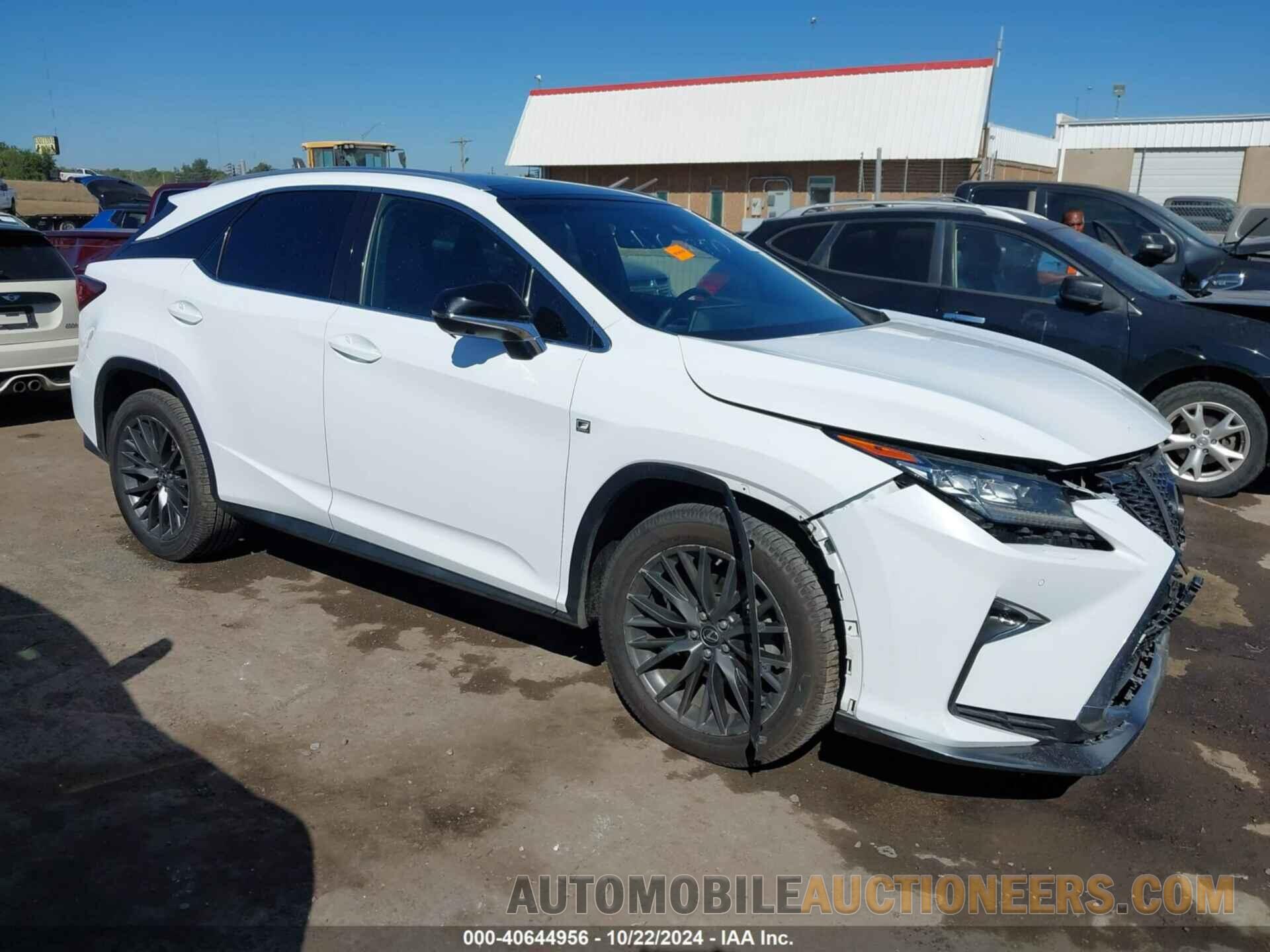 2T2BZMCA9HC078350 LEXUS RX 350 2017