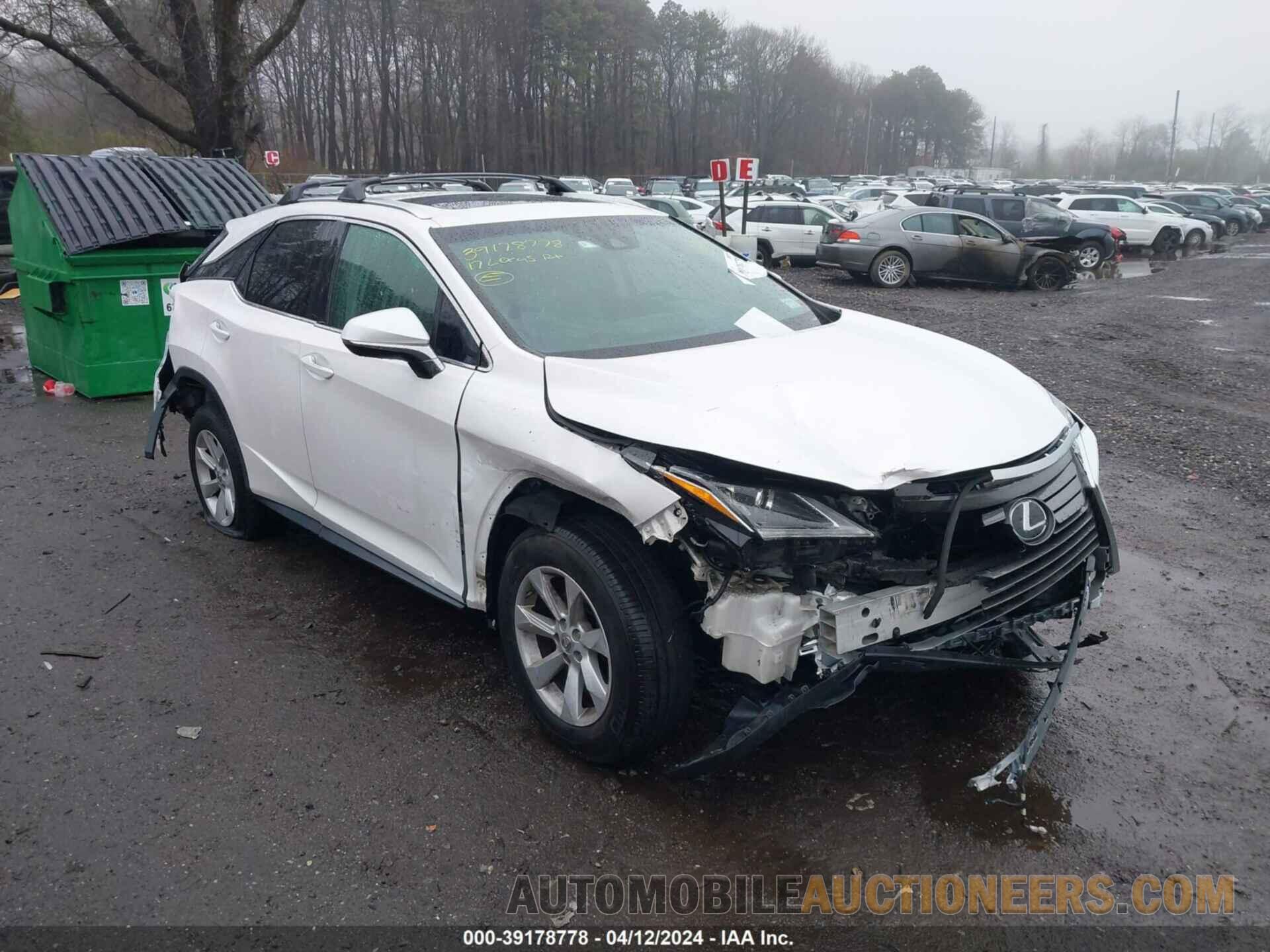 2T2BZMCA9HC081412 LEXUS RX 2017