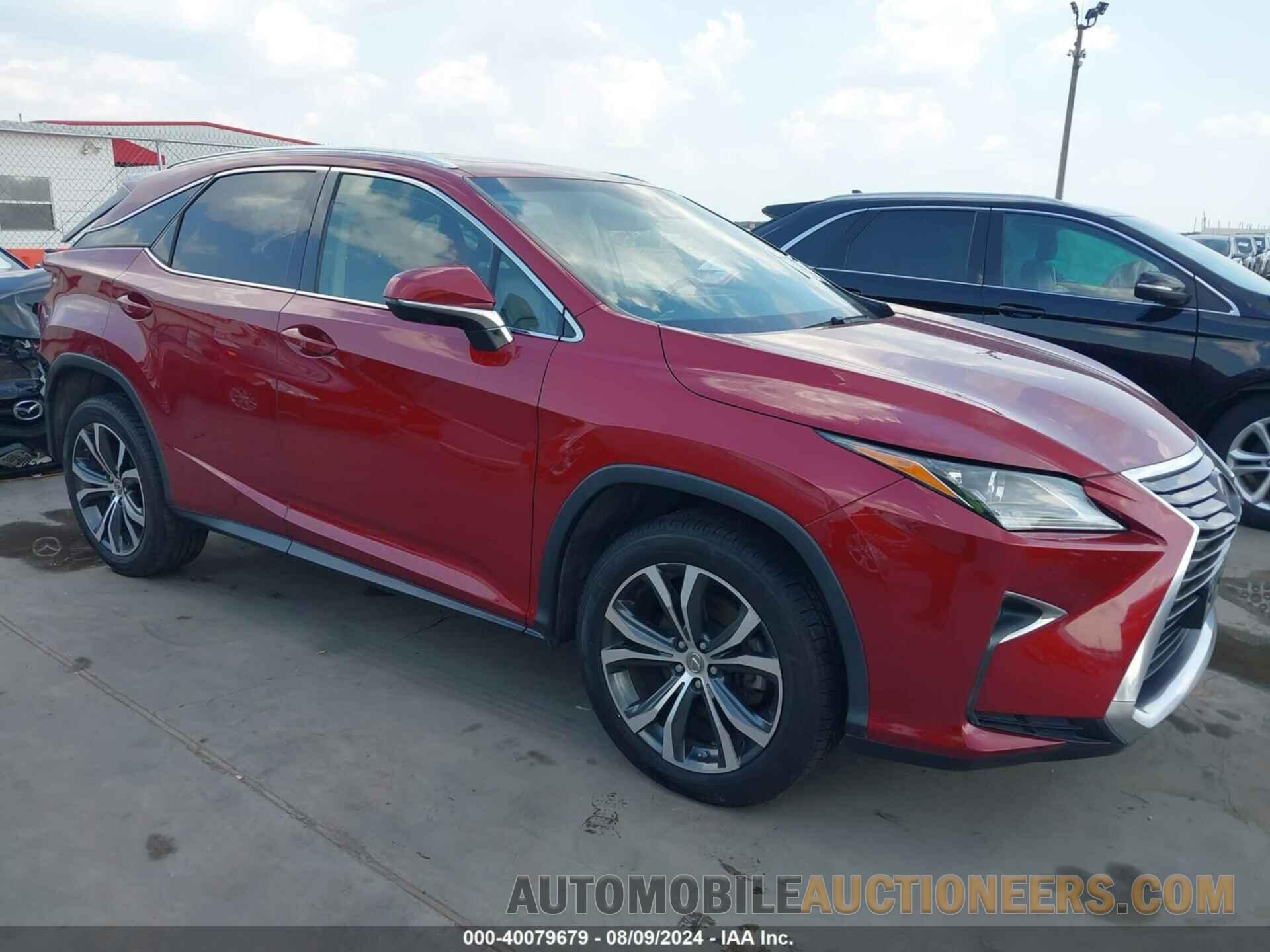 2T2BZMCA9HC111380 LEXUS RX 350 2017