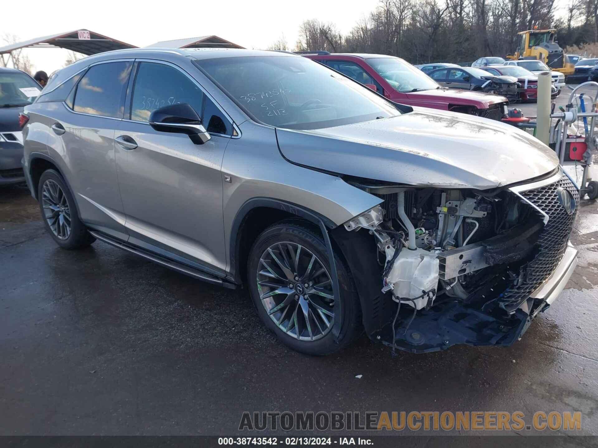 2T2BZMCA9HC127210 LEXUS RX 350 2017