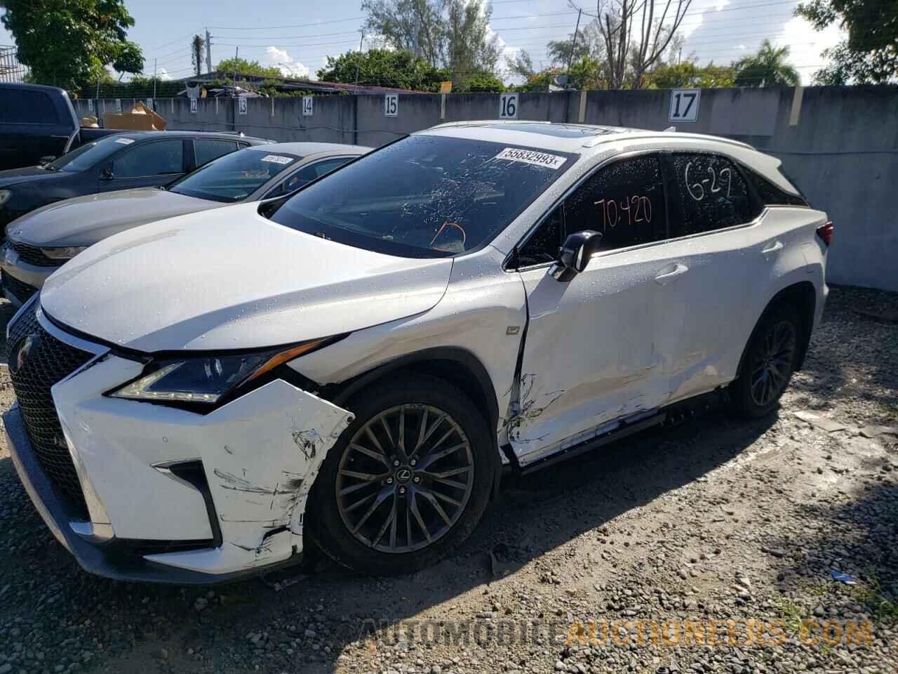 2T2BZMCA9HC134271 LEXUS RX350 2017