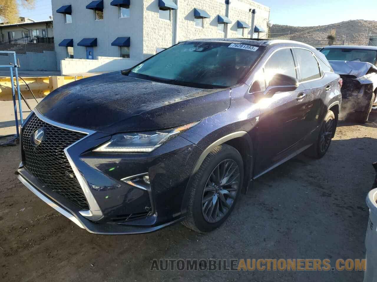 2T2BZMCA9KC172722 LEXUS RX350 2019