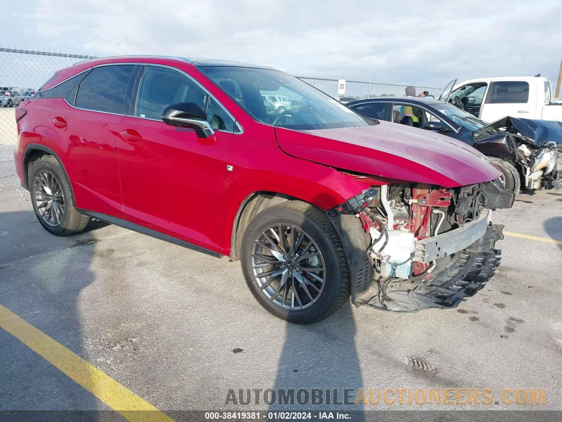 2T2BZMCAXJC165406 LEXUS RX 350 2018