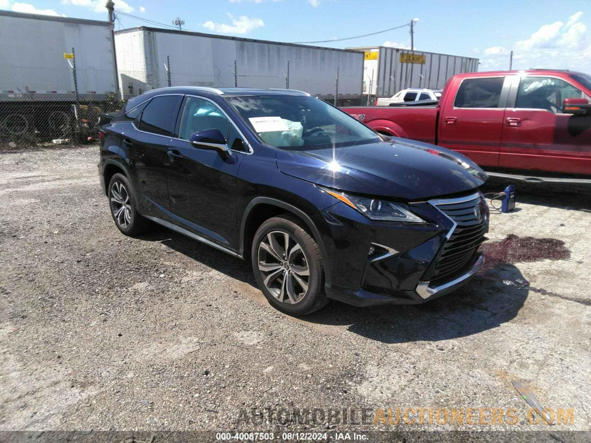 2T2BZMCAXJC165616 LEXUS RX 350 2018