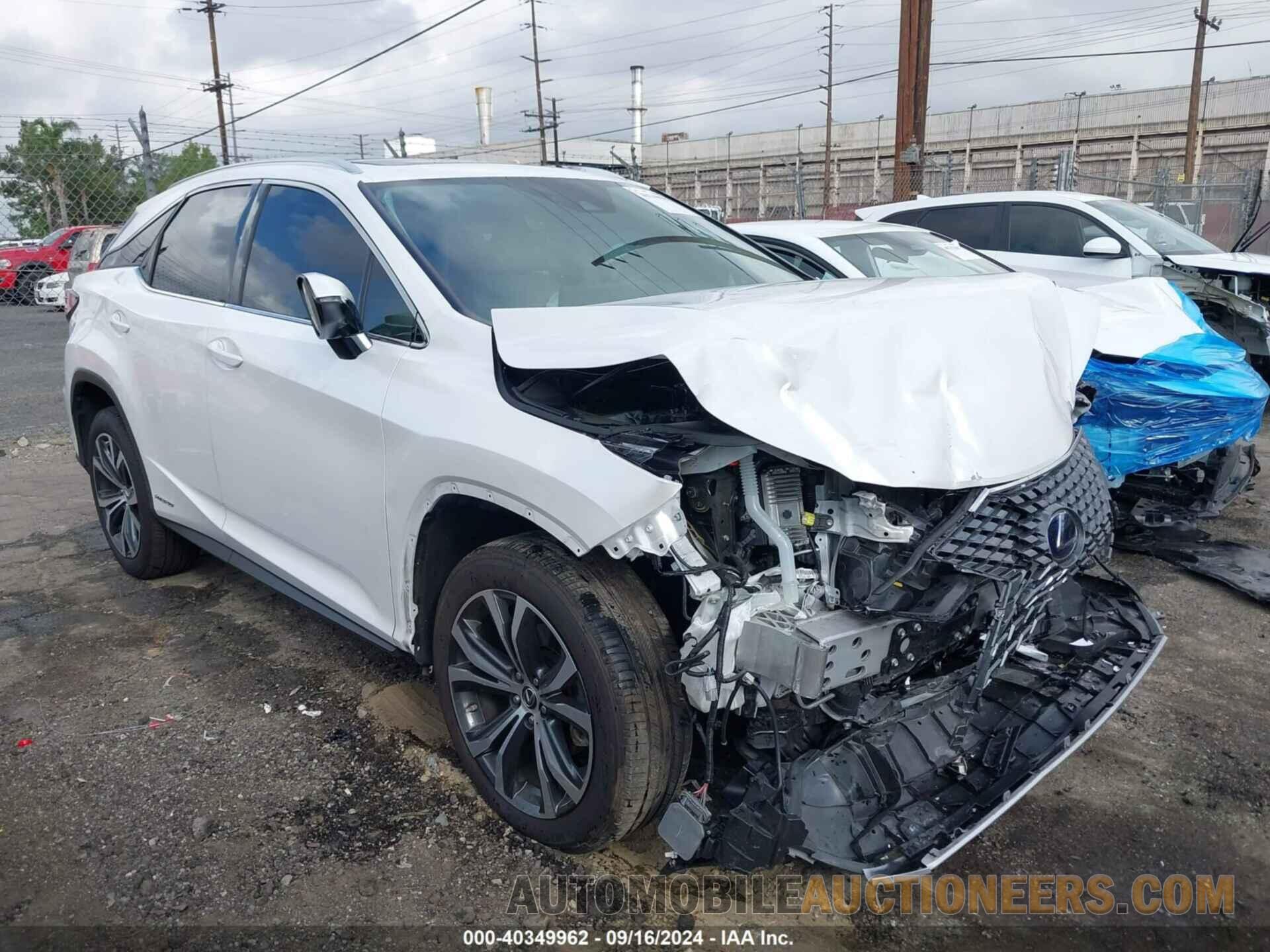 2T2HGMDA7NC093178 LEXUS RX 450H 2022