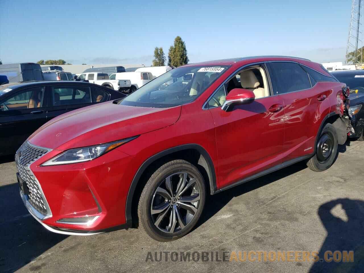 2T2HGMDAXNC088525 LEXUS RX450 2022