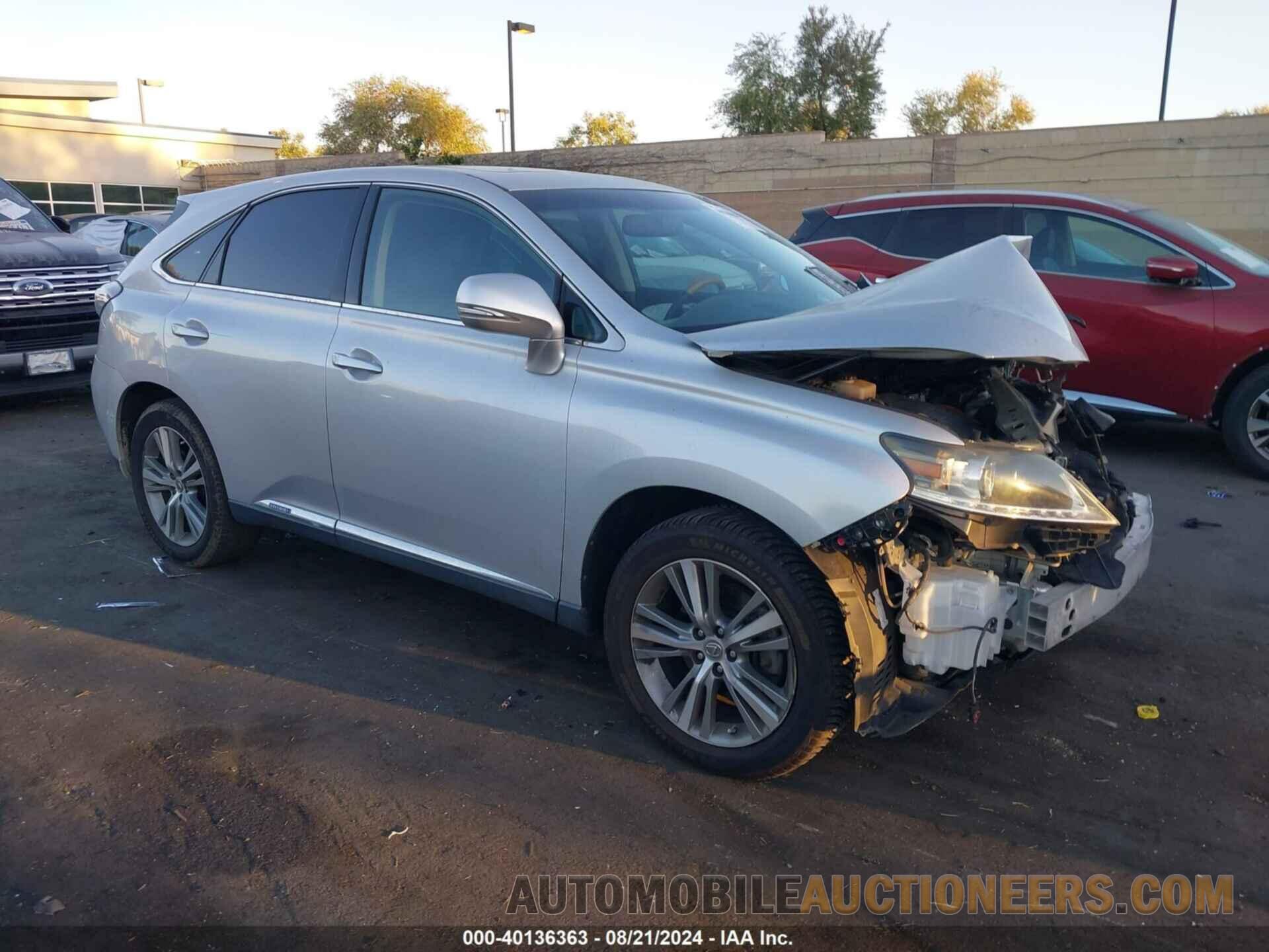 2T2ZB1BA3FC001263 LEXUS RX 450H 2015