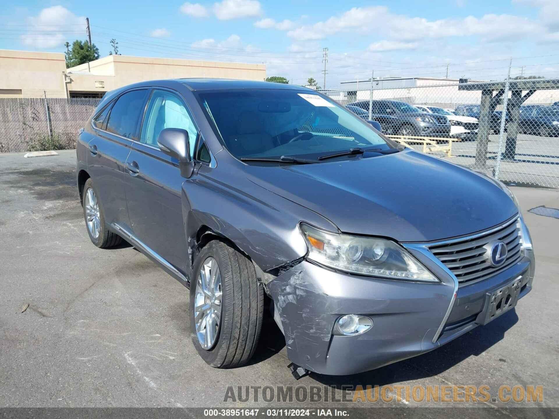 2T2ZB1BA8FC004336 LEXUS RX 450H 2015