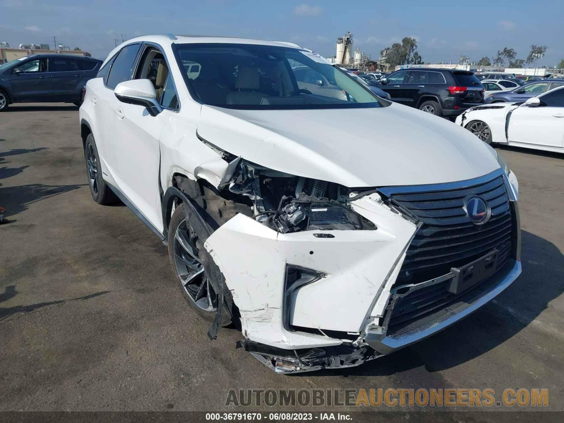 2T2ZFMCA7GC001370 LEXUS RX 450H 2016