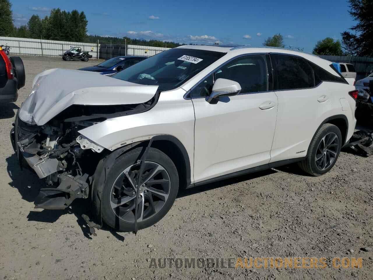 2T2ZFMCA9GC001175 LEXUS RX450 2016