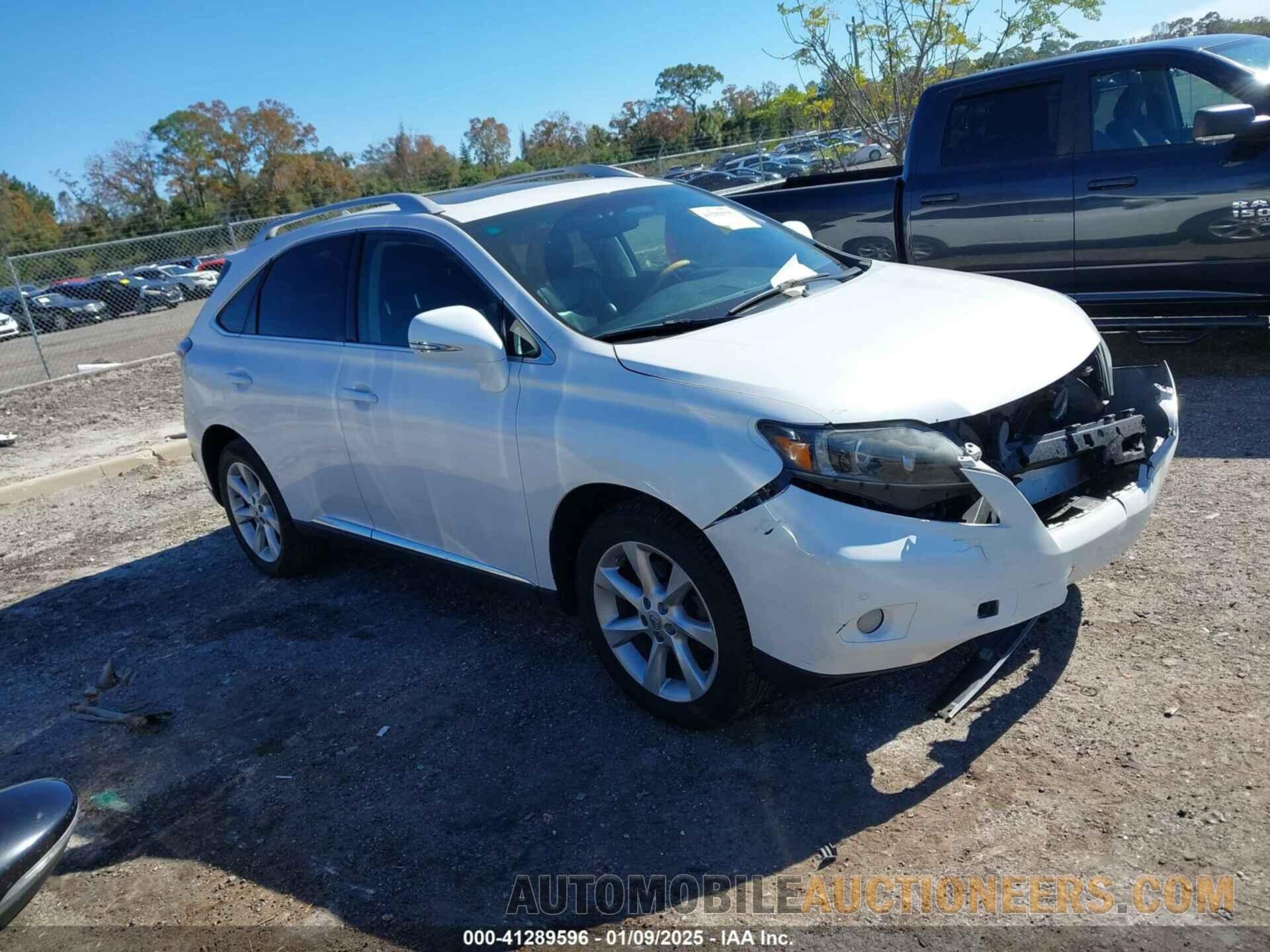 2T2ZK1BA0CC067295 LEXUS RX 350 2012