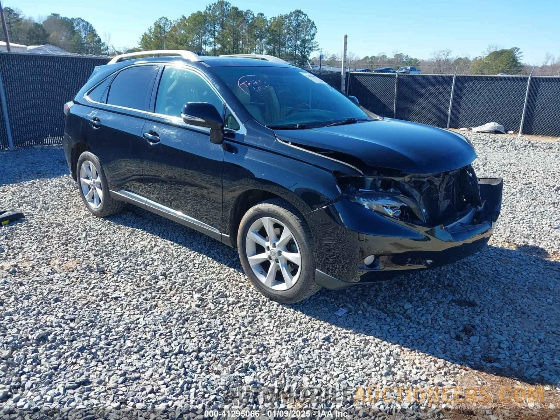 2T2ZK1BA0CC076627 LEXUS RX 350 2012