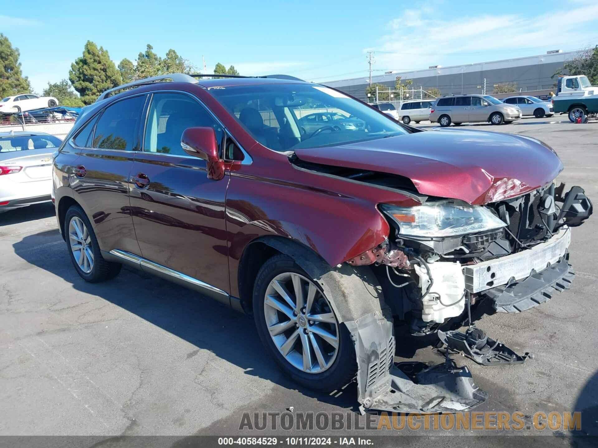 2T2ZK1BA0FC188168 LEXUS RX 2015