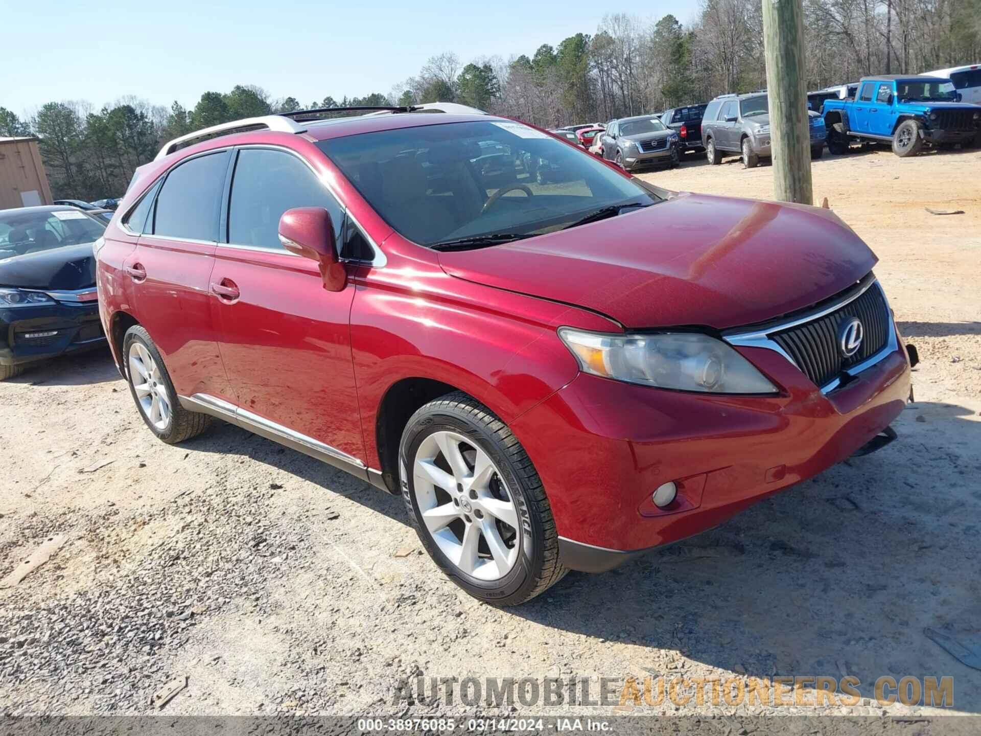 2T2ZK1BA1AC025375 LEXUS RX 350 2010