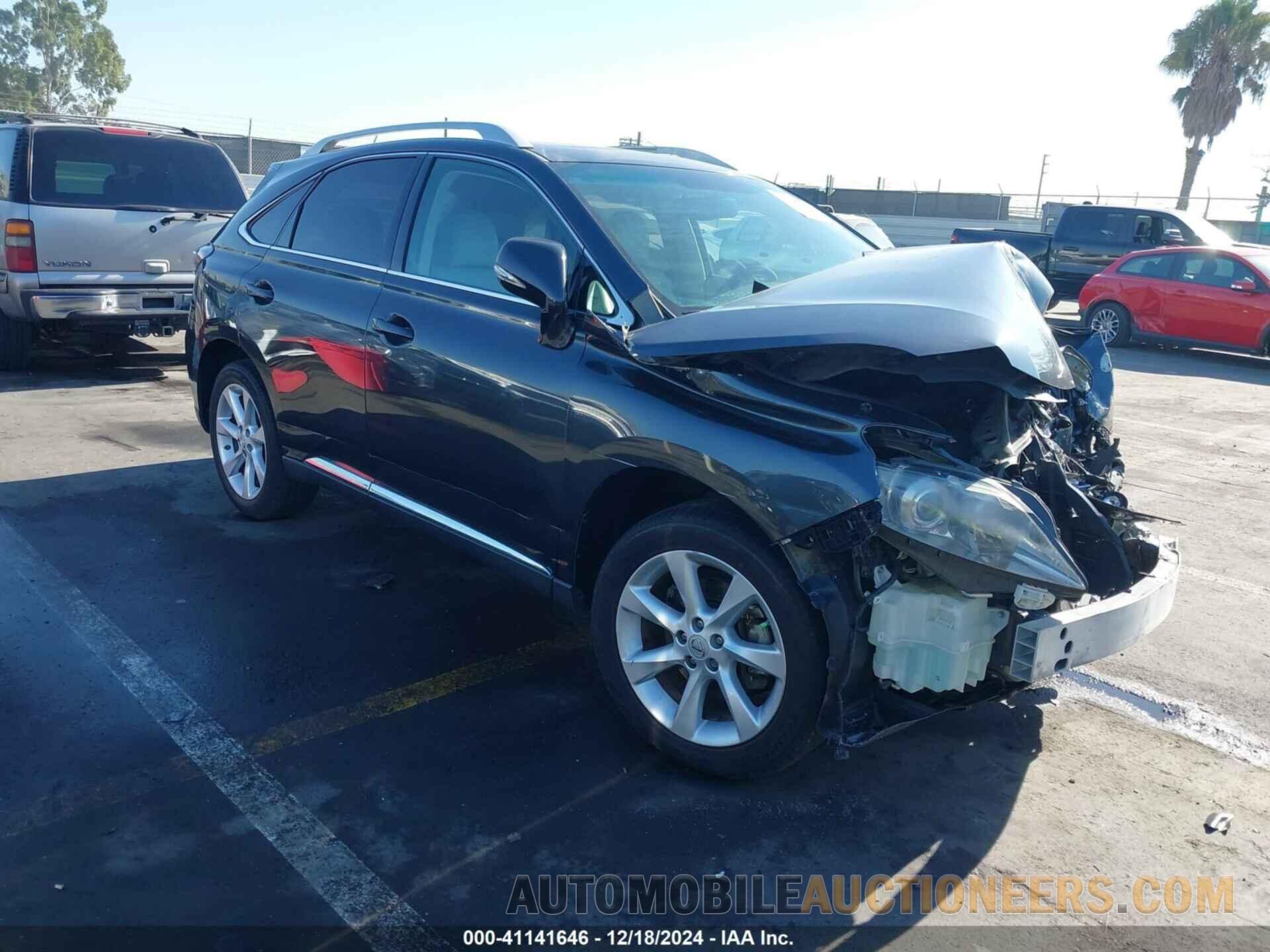 2T2ZK1BA1BC041450 LEXUS RX 350 2011