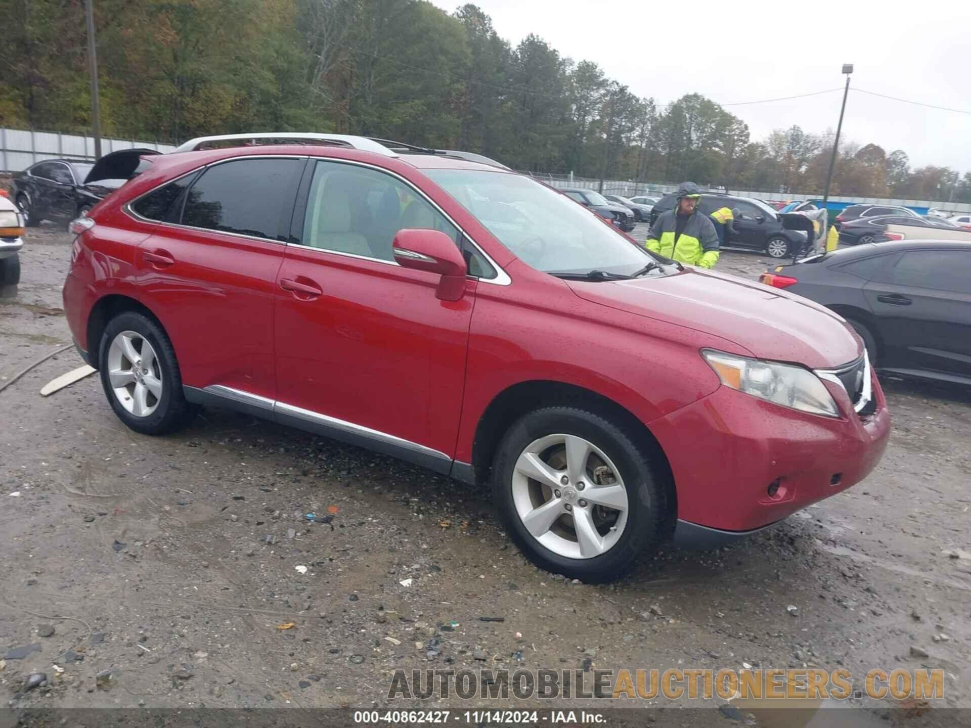 2T2ZK1BA1BC044509 LEXUS RX 350 2011