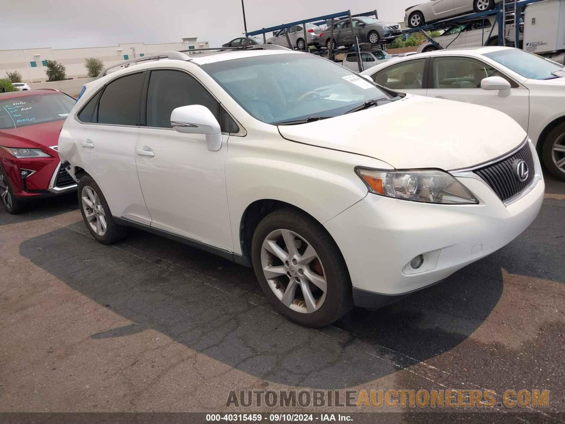 2T2ZK1BA1BC058488 LEXUS RX 350 2011