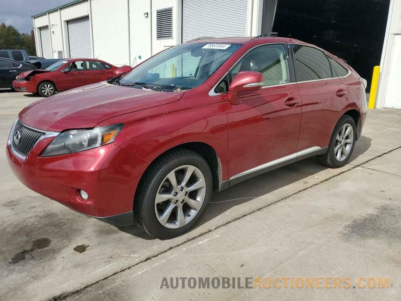 2T2ZK1BA1CC066494 LEXUS RX350 2012