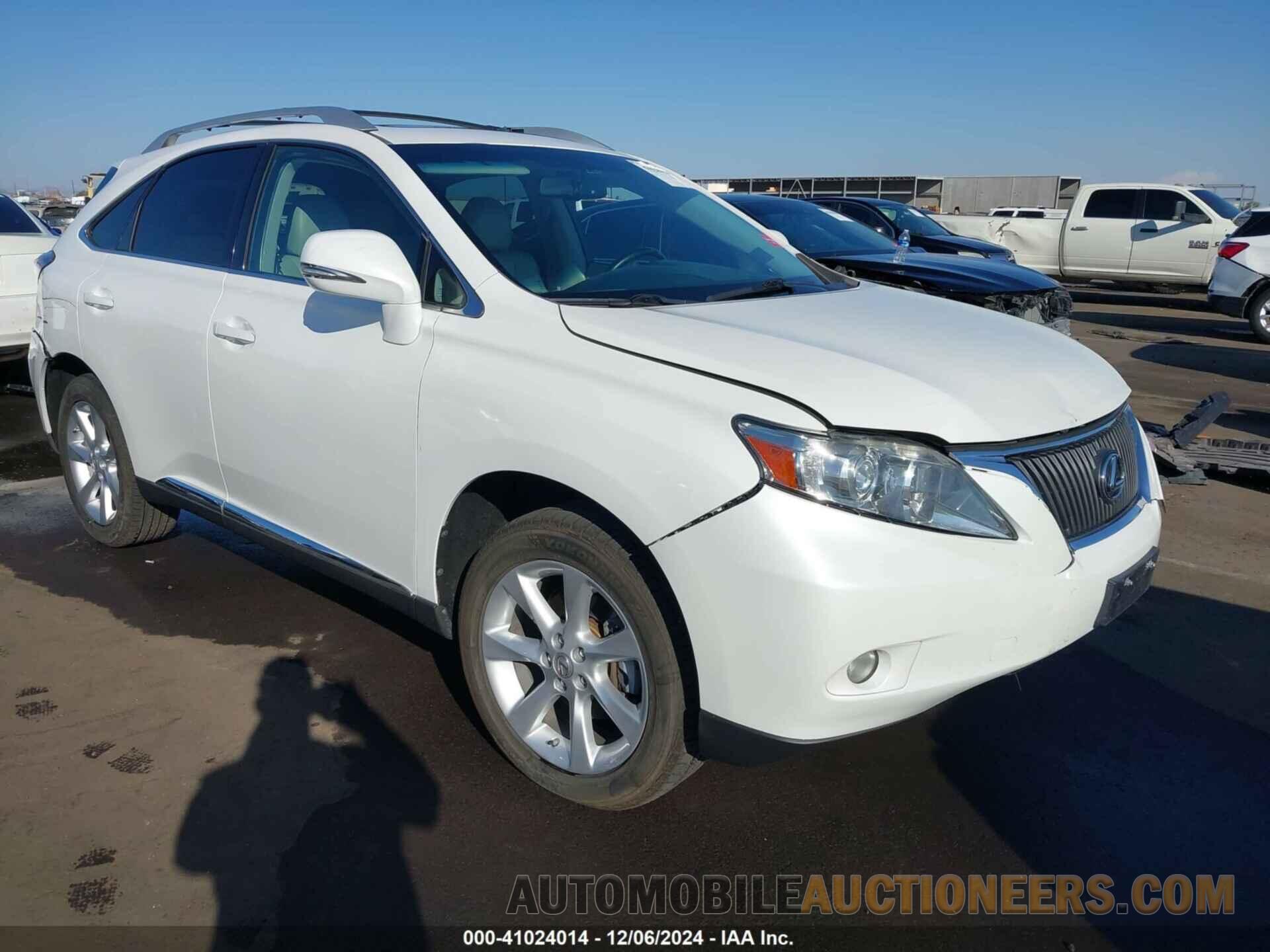 2T2ZK1BA1CC069931 LEXUS RX 350 2012