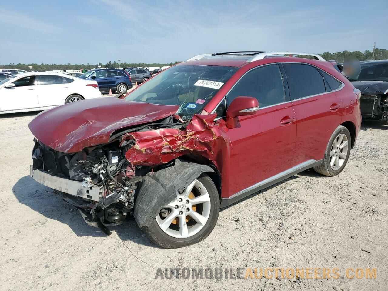 2T2ZK1BA1CC075180 LEXUS RX350 2012