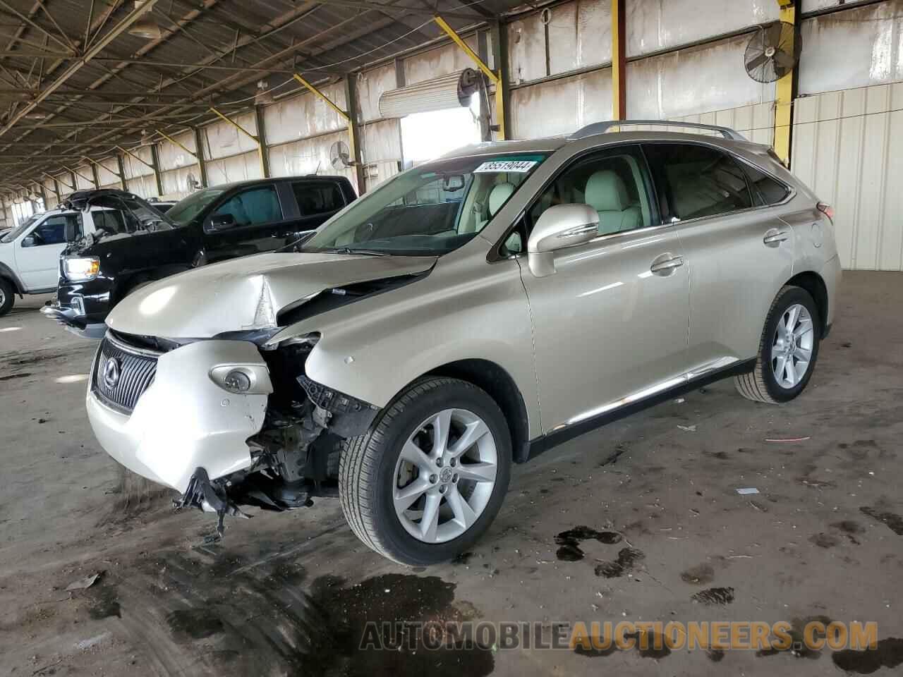 2T2ZK1BA1CC084851 LEXUS RX350 2012